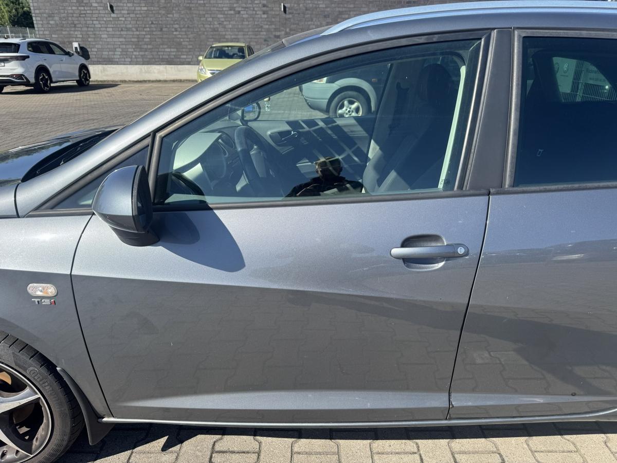 Seat Ibiza ST 6J original T&uuml;r vorne links 5-T&uuml;rer LX7R Monsungraumetallic Rohbau Bj.2012